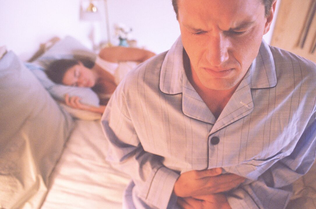 douleur due à l'insomnie et à la prostatite